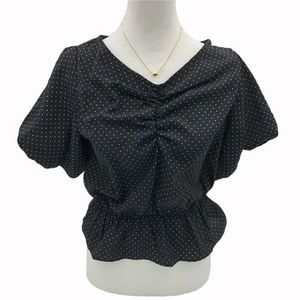 Puff Sleeve Crop Top